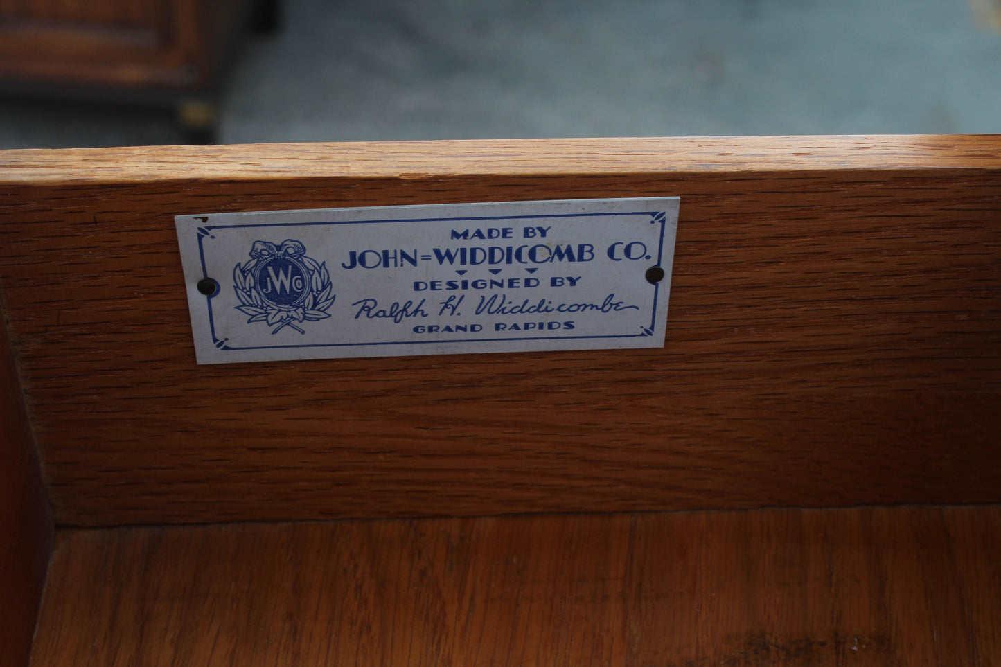 1970's French Provincial White Dresser by John Widdicomb