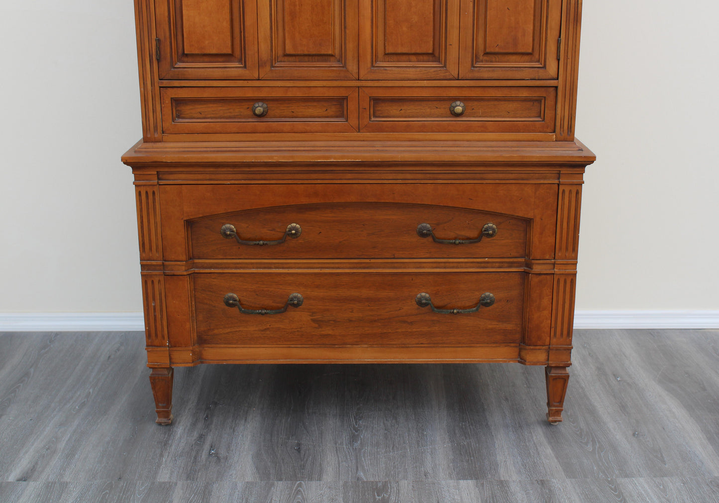 1970s Mid-Century Walnut Highboy