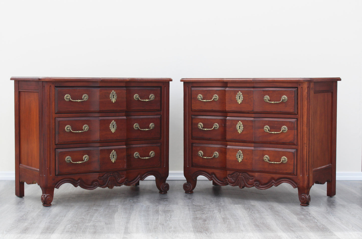 1970's Pair of French Provincial Nightstands by Drexel