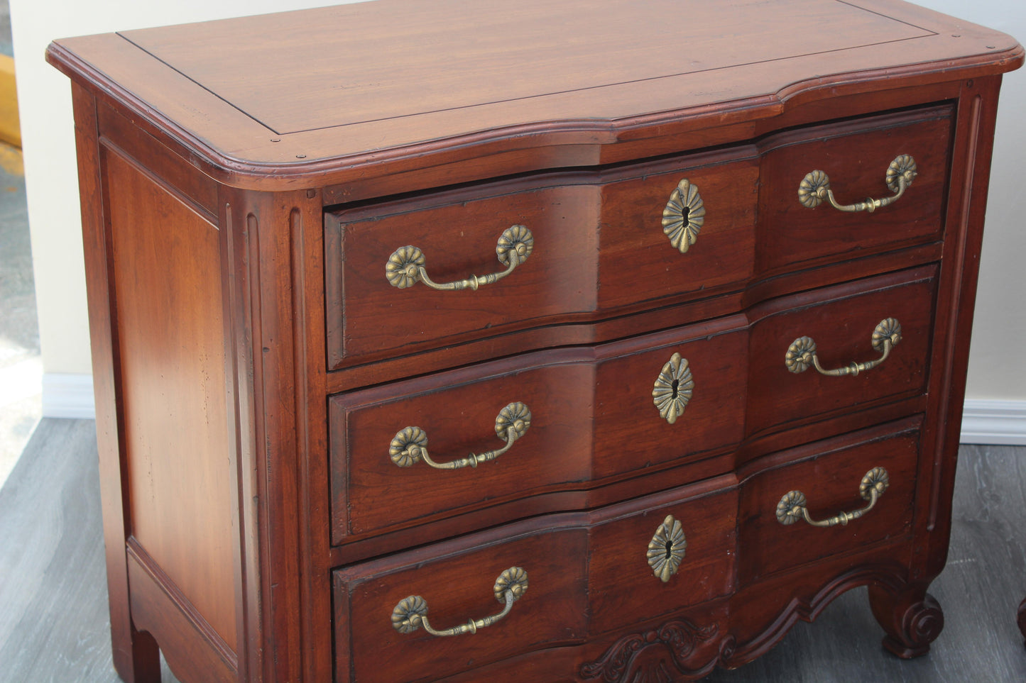 1970's Pair of French Provincial Nightstands by Drexel