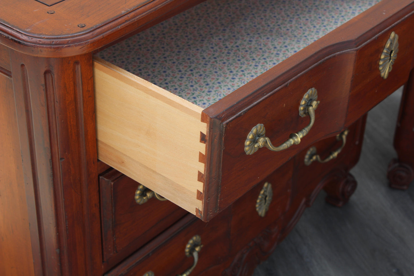 1970's Pair of French Provincial Nightstands by Drexel