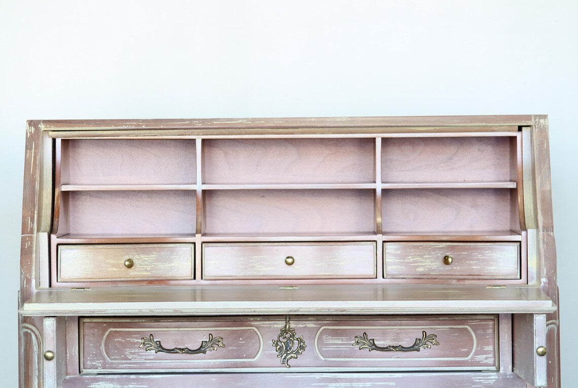 Vintage French Style Escritoire Desk