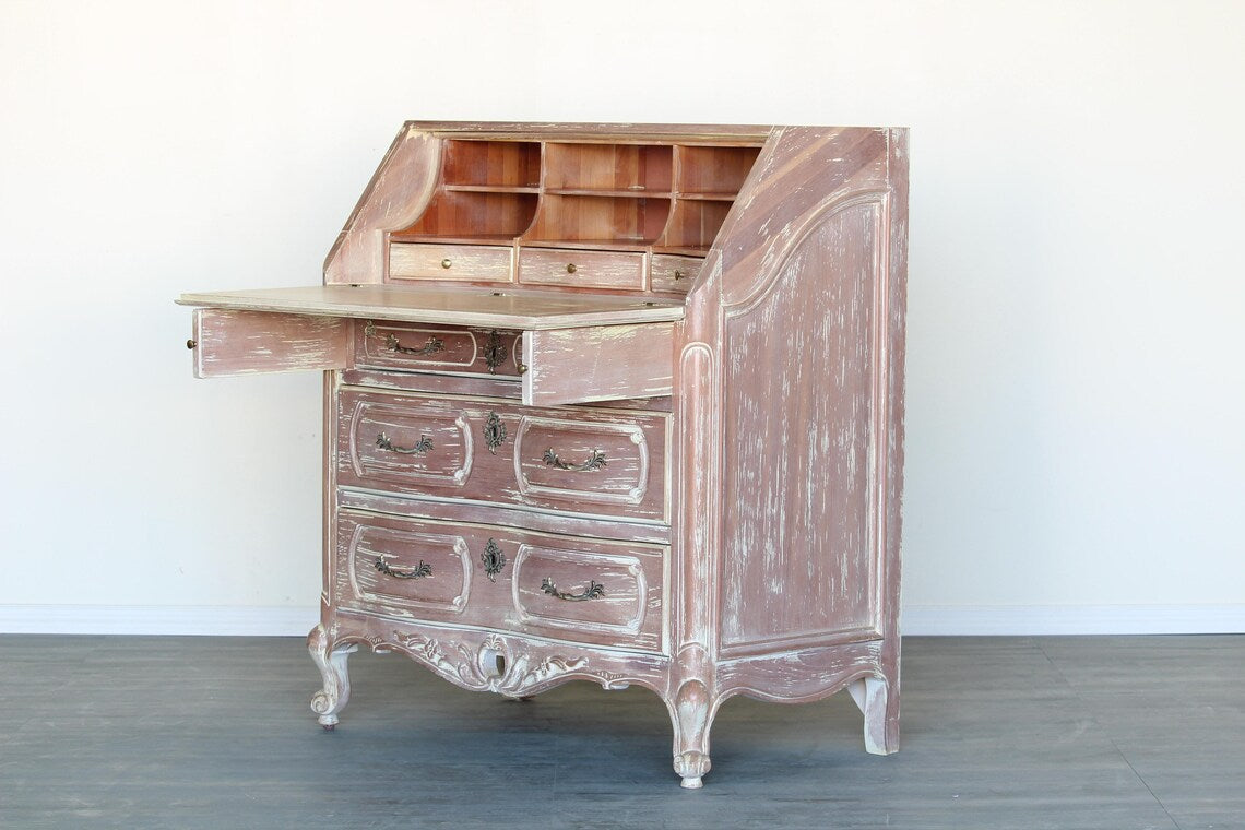 Vintage French Style Escritoire Desk