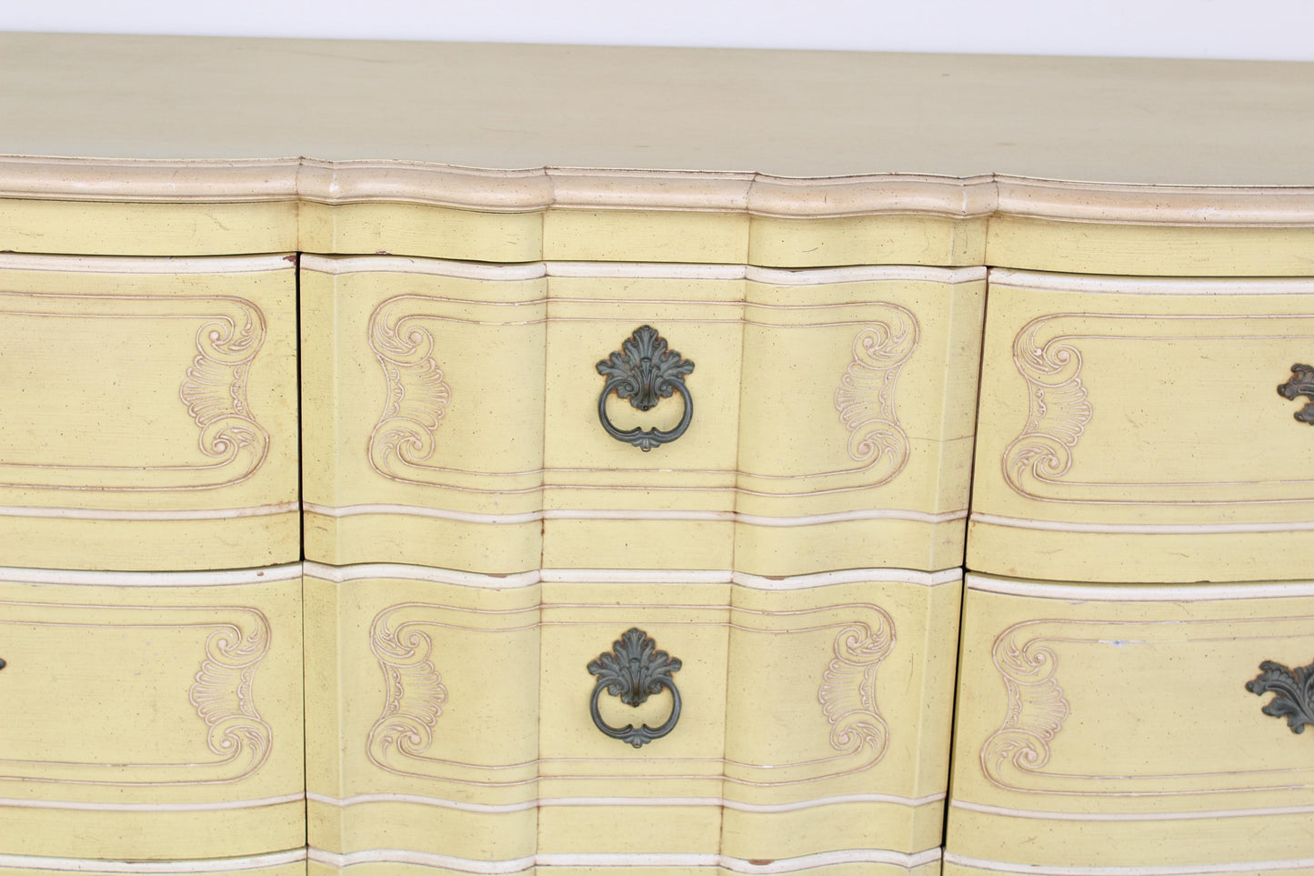 Late 20th Century Vintage Canary Yellow John Widdicomb Dresser