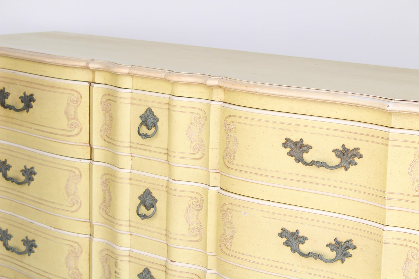 Late 20th Century Vintage Canary Yellow John Widdicomb Dresser