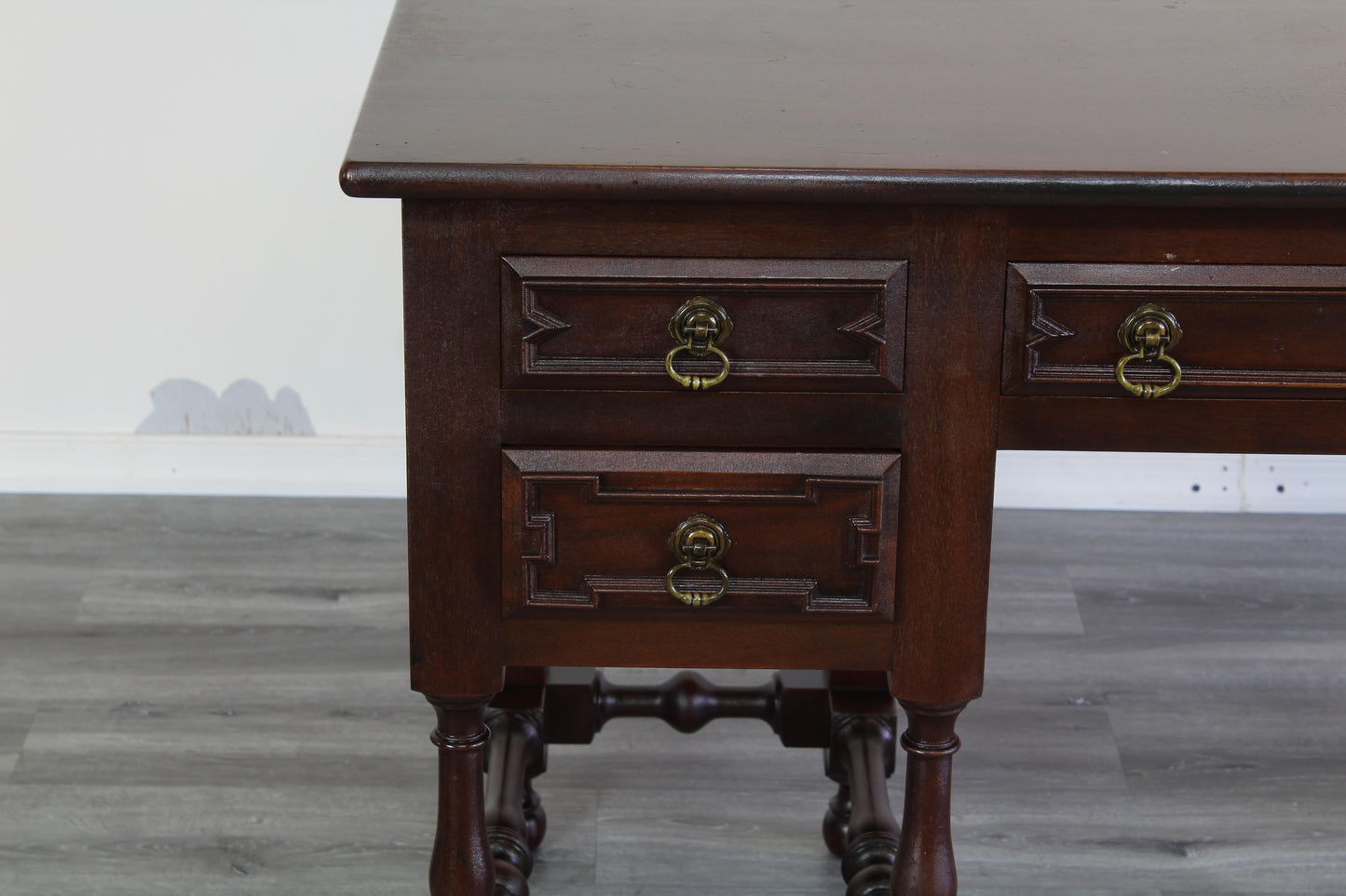 Mid-Century Mahogany Desk