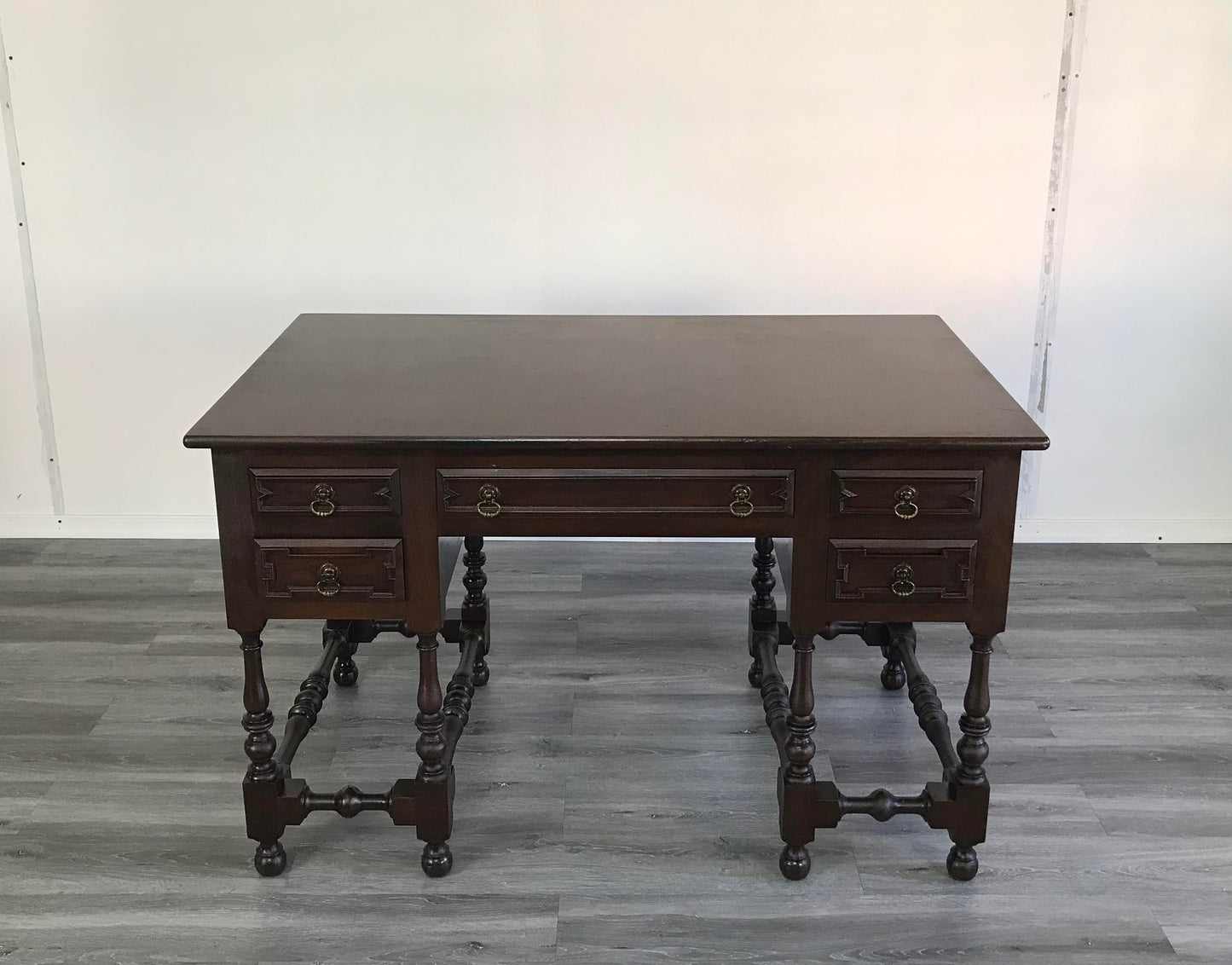 Mid-Century Mahogany Desk