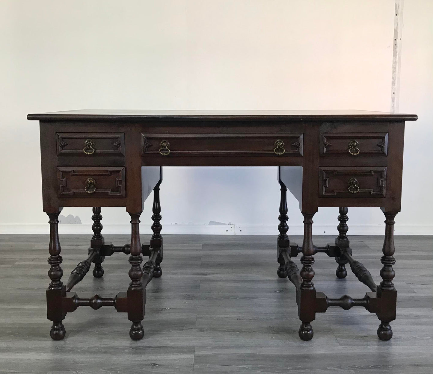 Mid-Century Mahogany Desk