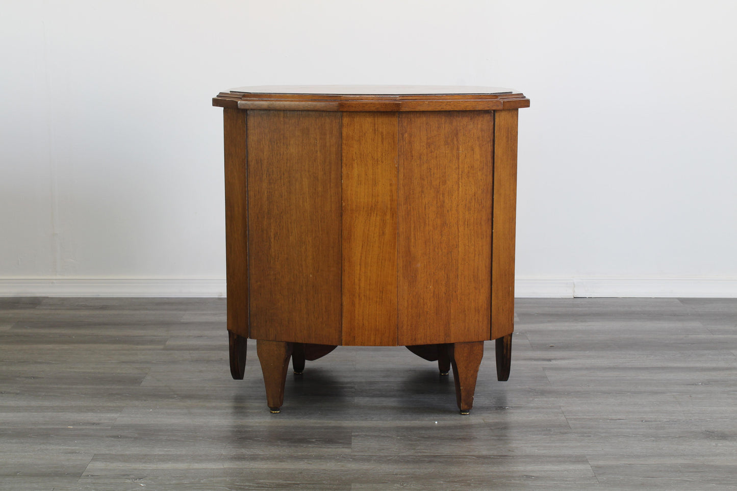 Mid Century Walnut Nightstands, a Pair