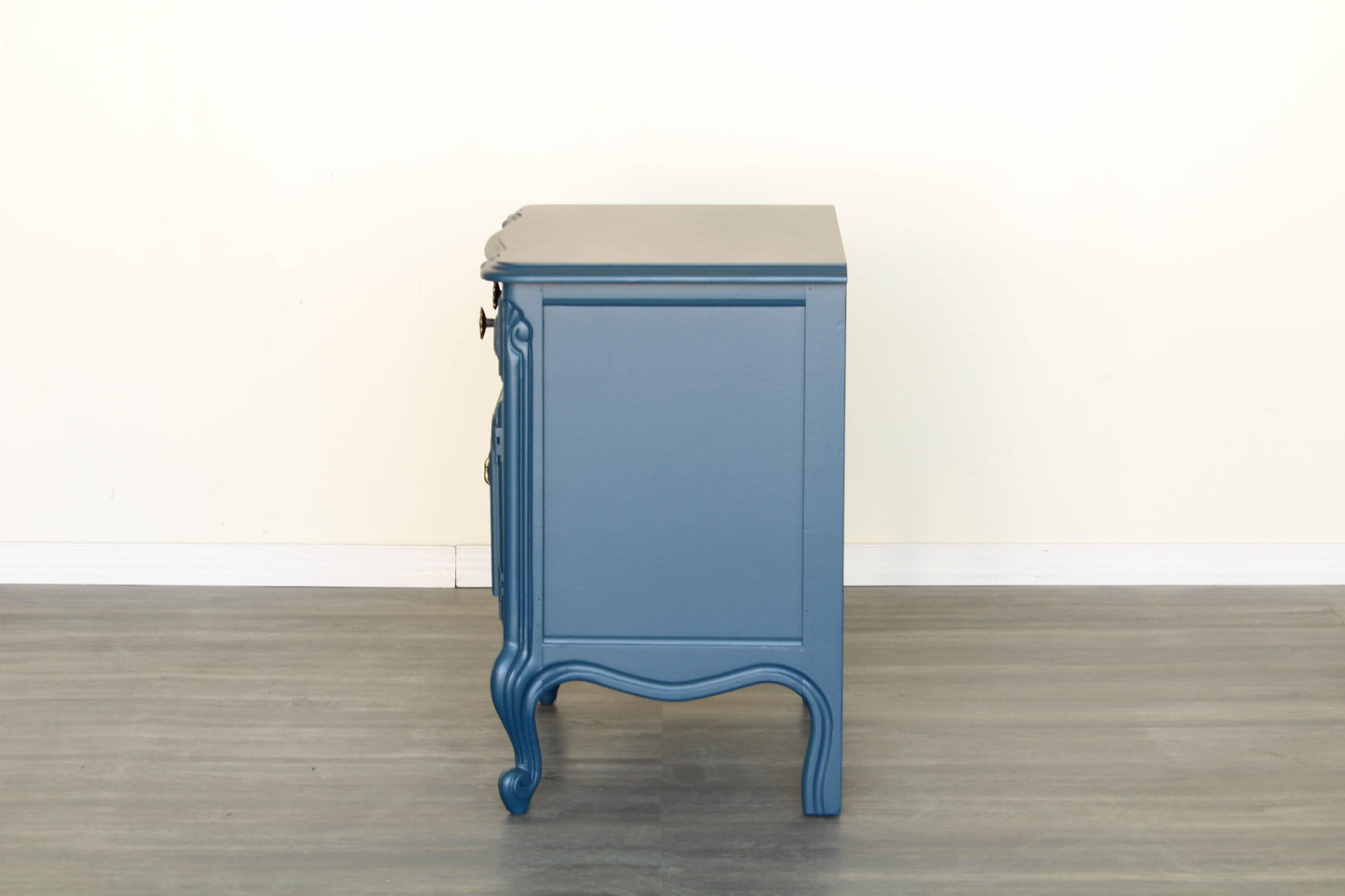 Pair of Mid Century Blue Nightstands