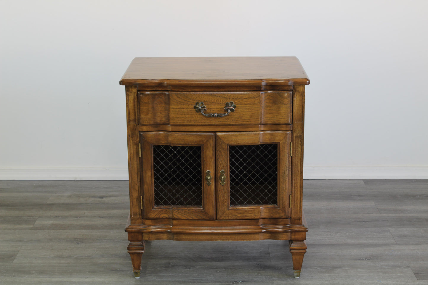 Pair of Mid Century Walnut Nightstands