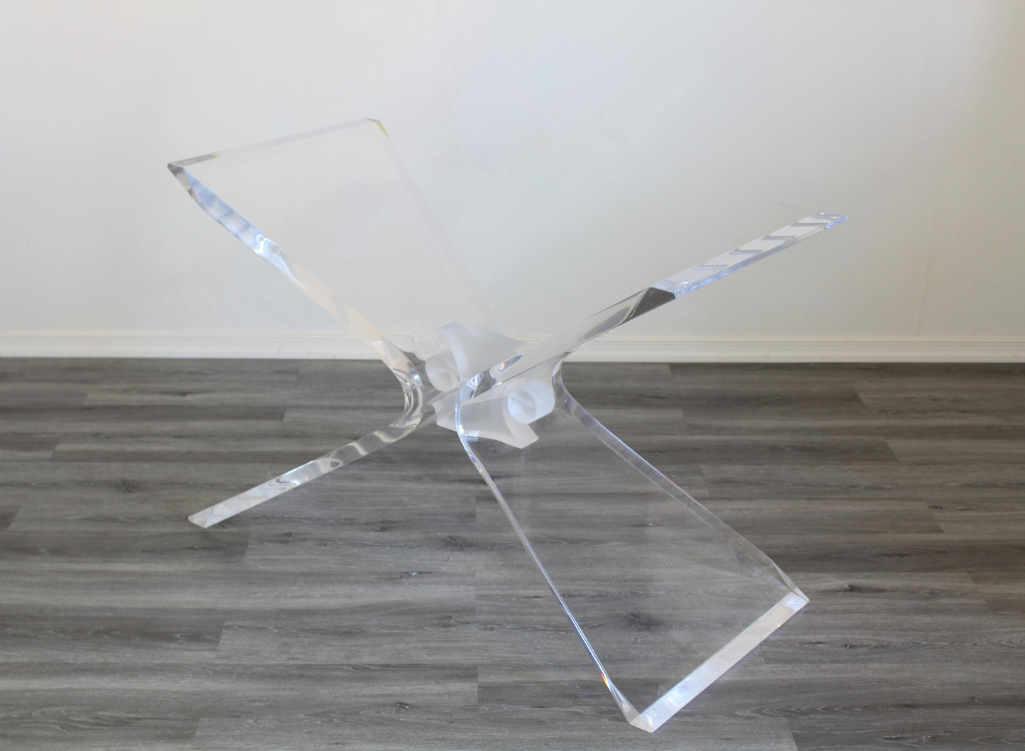 Vintage Butterfly Lucite Dining Table Base