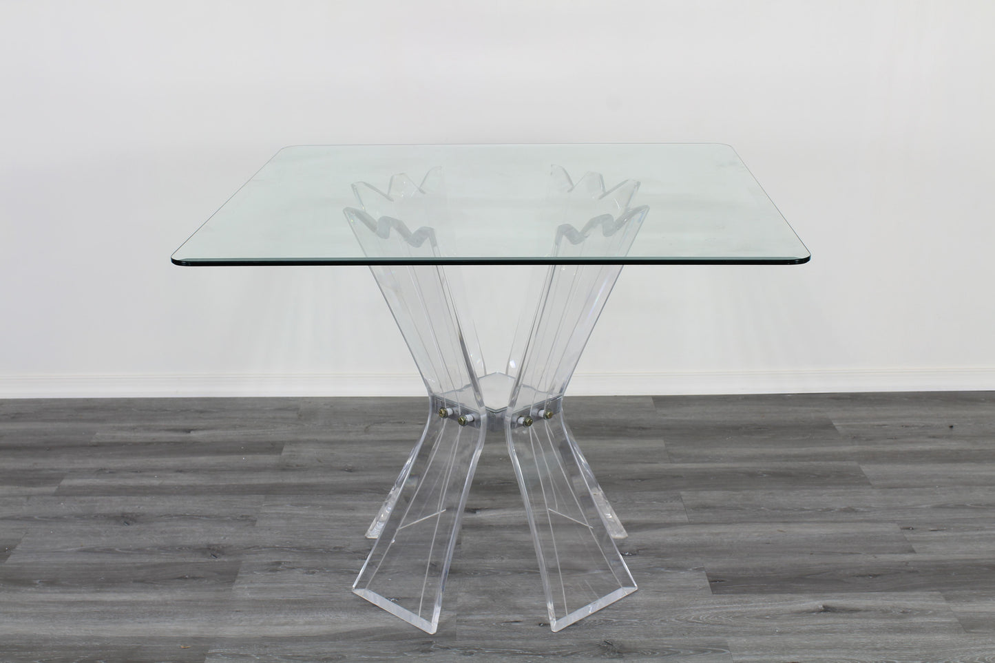 Vintage Lucite Butterfly Dining Table