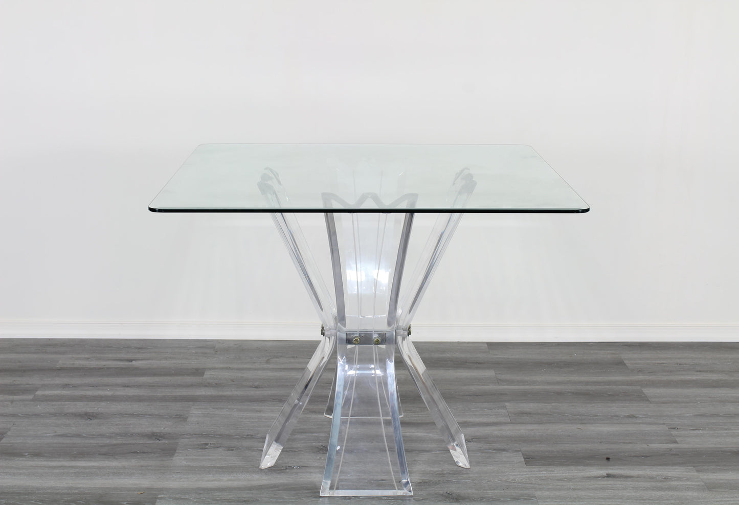 Vintage Lucite Butterfly Dining Table