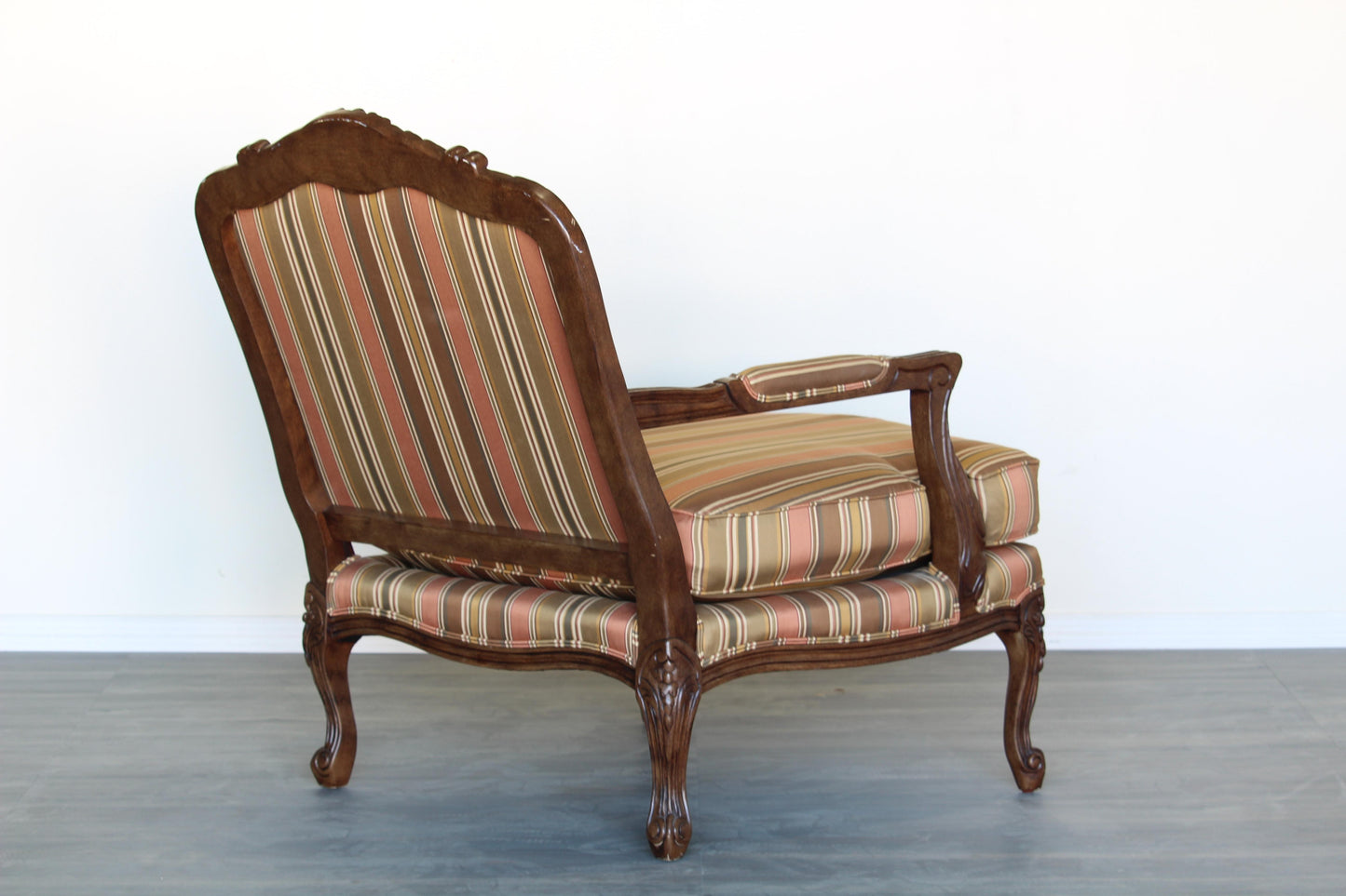 Vintage Pair of French Style Club Chairs by Henredon