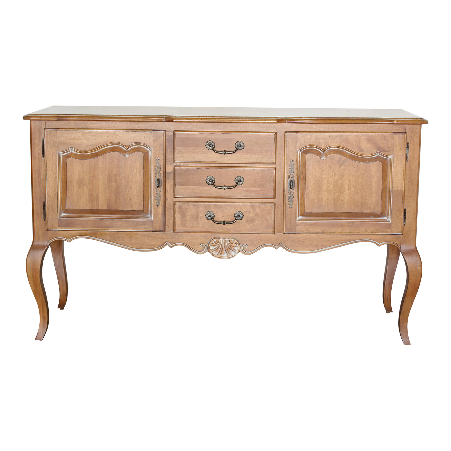 Vintage Provincial Console Cabinet