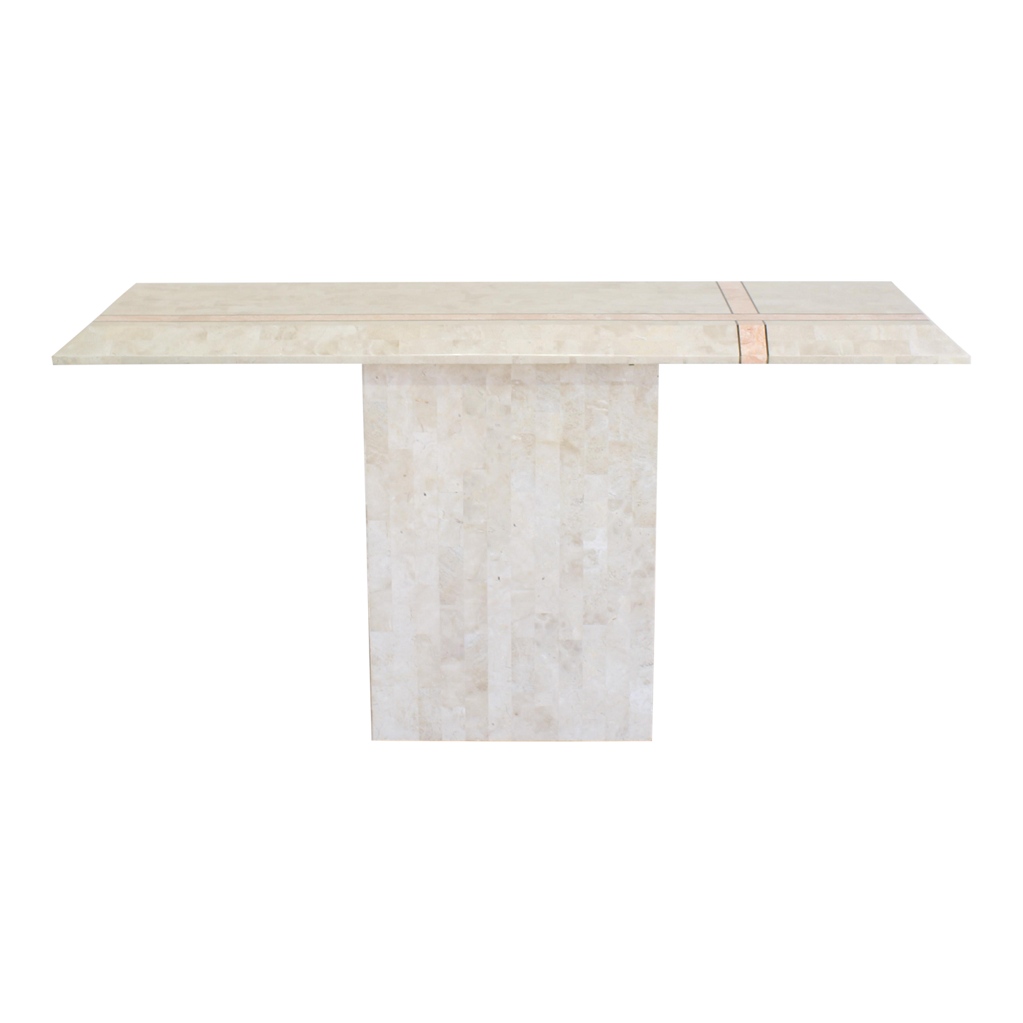 Vintage Tessellated Stone Console Table