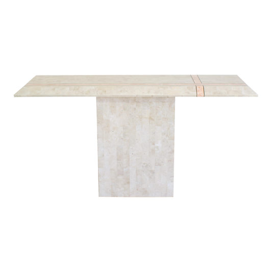 Vintage Tessellated Stone Console Table