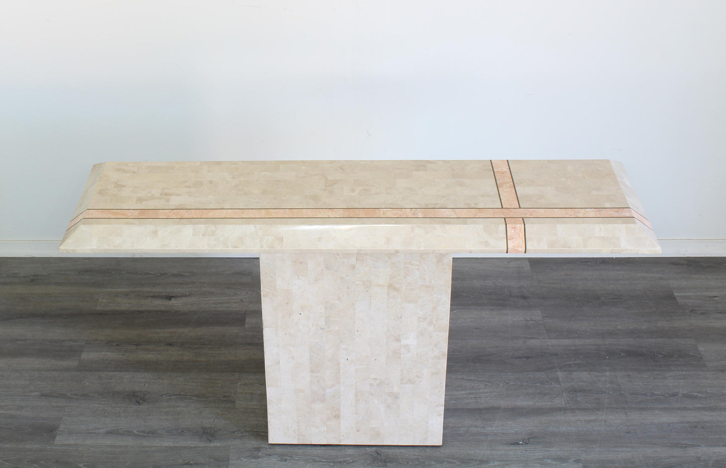 Vintage Tessellated Stone Console Table