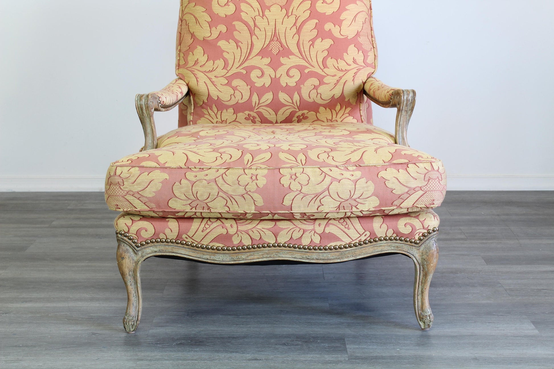 Louis XV Style Upholstered Lounge Chair