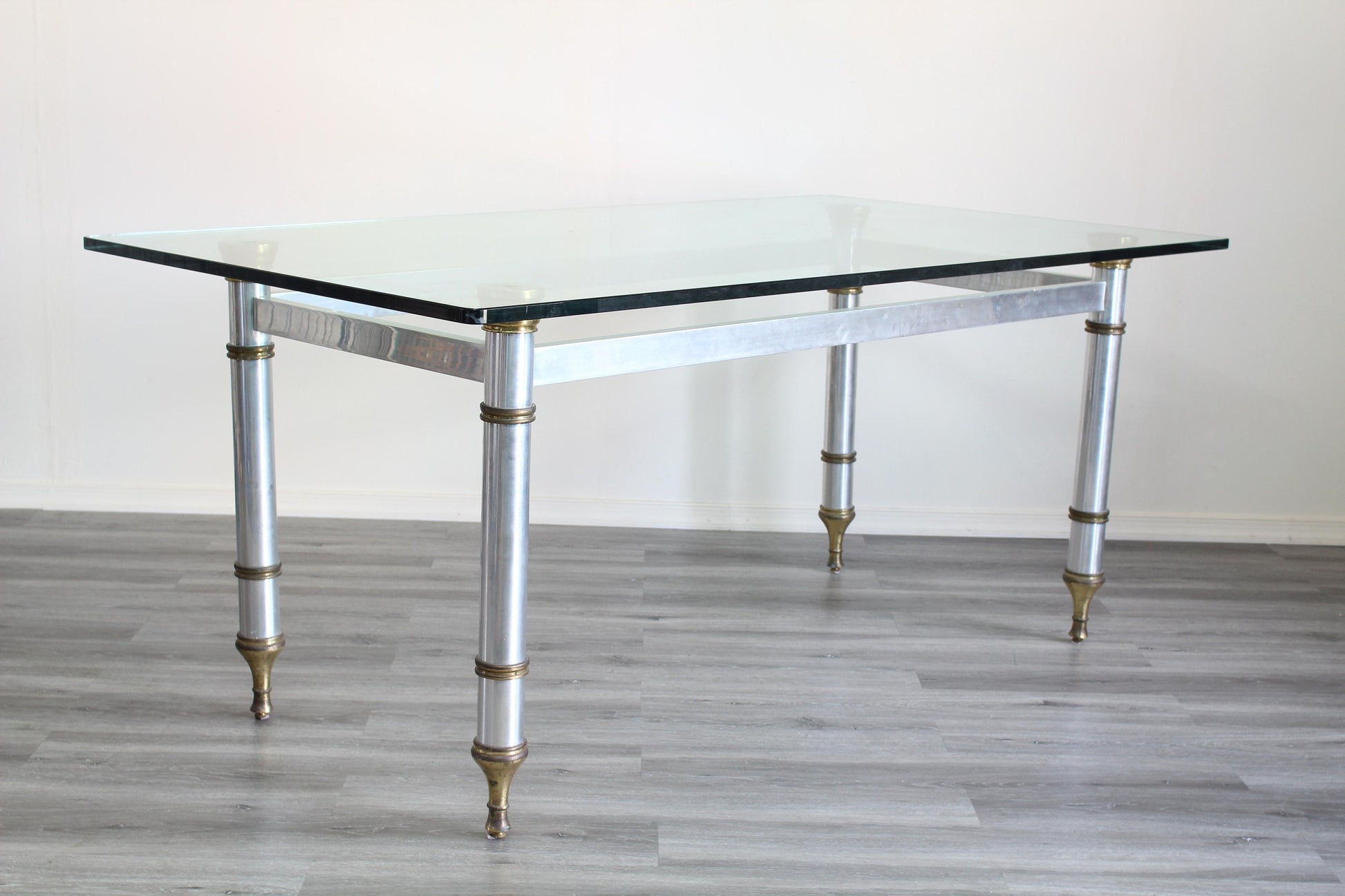 Vintage Aluminum Dining Table