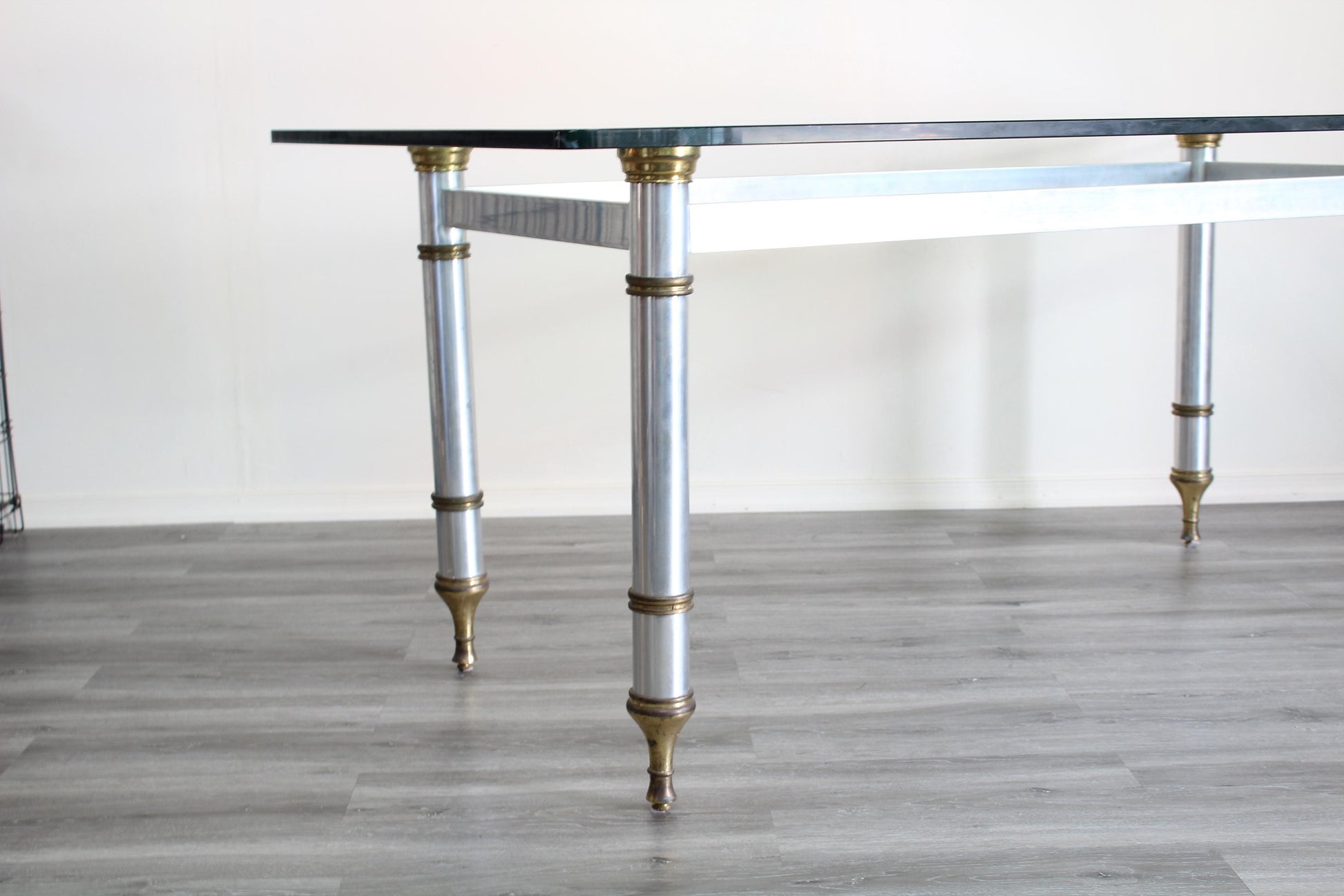 Vintage Aluminum Dining Table