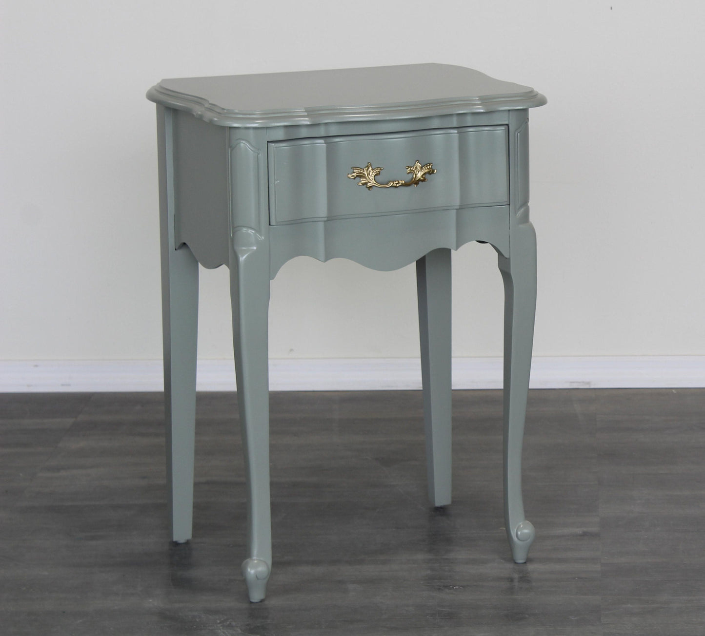 Pair of French Style Green Nightstands